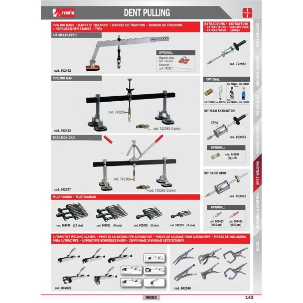 Telwin, Clești fixare materiale pentru sudat Telwin 802627 – prindere profesională și robustă