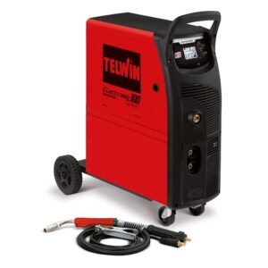 Telwin ELECTROMIG300SYNERGIC - Aparat sudură MIG-MAG | Multi-proces: MIG-MAG/FLUX/BRAZARE/MMA/TIG-DC LIFT | 300 A, sârmă oțel 0.6-1.2 mm | Synergic, control avansat pentru...