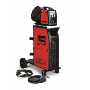 Telwin ELECTROMIG550SYNERGIC - Aparat sudură MIG-MAG/FLUX/BRAZARE/MMA/TIG-DC LIFT, 500 A, sârmă oțel 0.6-2.4 mm, electrozi 1.6-8 mm, cu accesorii