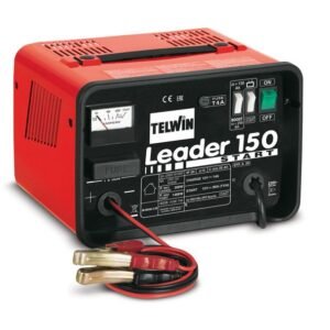 Telwin LEADER150START | Redresor baterii și robot de pornire | 12 V încărcare | Pb/START/STOP 25–250 Ah | Pornire rapidă și protecții inteligente
