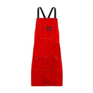 Telwin, Șorț pentru sudură Telwin 804369 - piele roșie - 595×880 mm - protecție termică și la scântei - durabil și confortabil pentru sudori