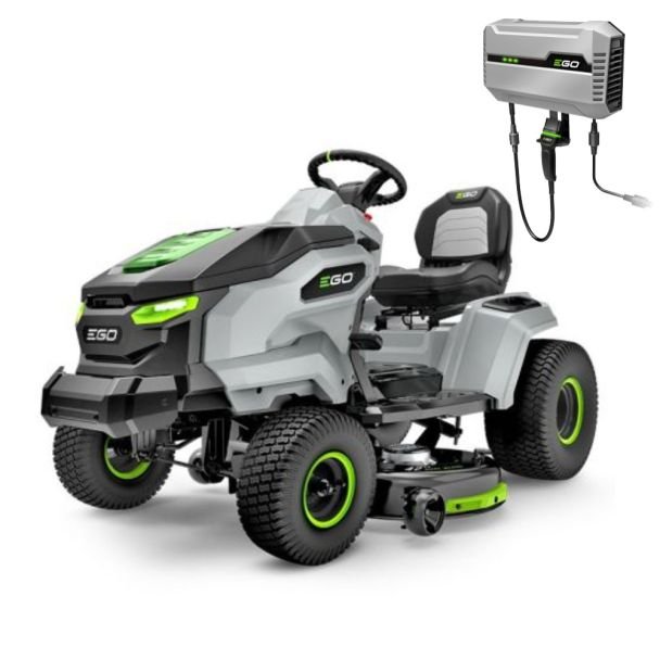 Tractor de tuns iarbă EGO Power TR4201E | 107 cm lățime de tăiere | Fără acumulatori Li-Ion 56 V | Ideal pentru suprafețe mari | Construcție robustă și manevrabilitate ușoară
