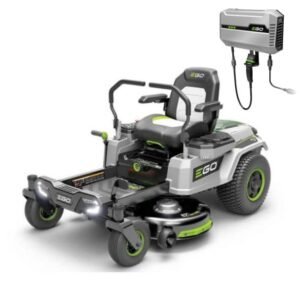 Tractor de tuns iarbă EGO Power ZT4201E-L | 107 cm | Zero‑Turn | 56 V Li‑Ion — fără acumulatori | Ideal pentru suprafețe mari