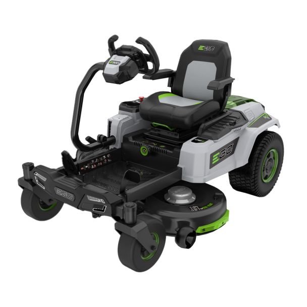 Tractor tuns iarba Ego Power ZT4201E-S | fără acumulatori Li‑Ion 56 V | lățime de tăiere 107 cm | cu volan pentru control precis | ideal pentru suprafețe mari, construcție robustă