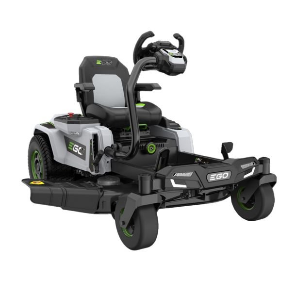 Tractor tuns iarba Ego Power ZT4201E-S | fără acumulatori Li‑Ion 56 V | lățime de tăiere 107 cm | cu volan pentru control precis | ideal pentru suprafețe mari, construcție robustă