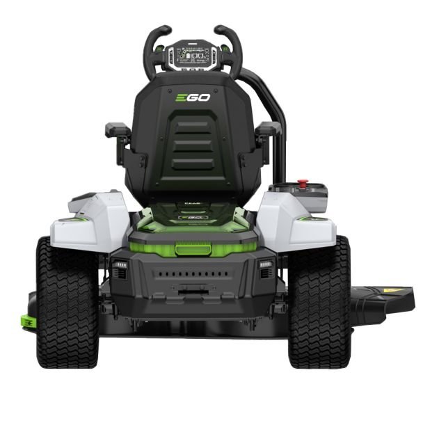 Tractor tuns iarba Ego Power ZT4201E-S | fără acumulatori Li‑Ion 56 V | lățime de tăiere 107 cm | cu volan pentru control precis | ideal pentru suprafețe mari, construcție robustă