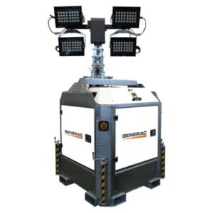 Turn iluminat cu generator Generac LT CUBE+ SUPER K Z482 - 4x320W LED - 167300 lm, catarg 8,4 m - generator 5 kVA - motor Kubota