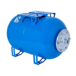 Vas de expansiune orizontal Aquasystem VAO24BLUE — 24 L, 10 bar, pentru apă rece