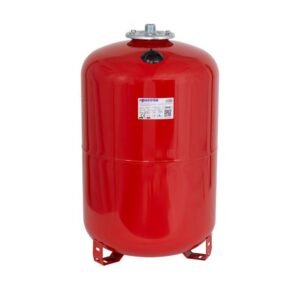 Vas de expansiune vertical Aquasystem VRV80 | Volum 80 L | Pentru apă caldă | Presiune max. 8 bar | Cu suport, pentru centrale termice