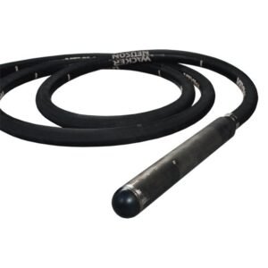 Vibrator beton 200 Hz compatibil Wacker Neuson IREN 58/042/5 GV, cap vibrant 58 mm cu protecție din cauciuc, furtun 5 m