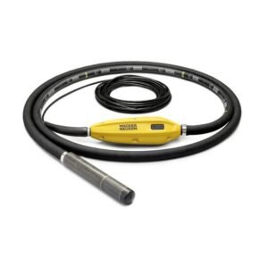 Vibrator beton Wacker Neuson IEC 58/230/10 – convertizor integrat, cap vibrant ranforsat 58 mm, furtun 10 m, 50–60 Hz
