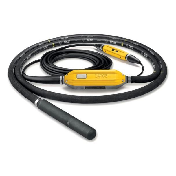Vibrator de beton Wacker Neuson IRFU 30/230/5 CH, convertizor integrat — cap 30 mm, arbore flexibil 5 m, 200 Hz