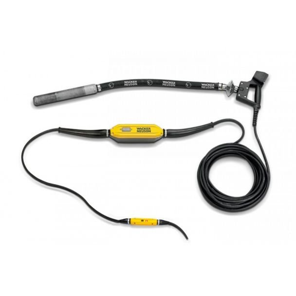 Vibrator de beton Wacker Neuson IRSE-FU58/230, cap vibrant 58 mm, arbore flexibil 15 m, convertizor integrat