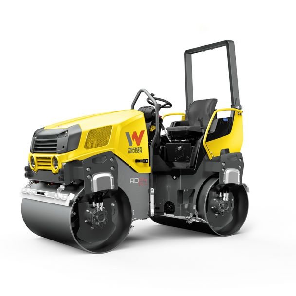 Wacker Neuson, Cilindru vibro-compactor Wacker Neuson RD24-100 O - 2525 kg - Motor Kubota - Tambur 1000 mm - Construcții