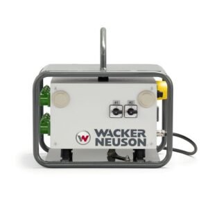Wacker Neuson, Convertizor electronic de frecvență și tensiune, Wacker Neuson FUE10/250/200, staționar, reglare infinit variabilă a frecvenței, pentru funcționare pe conexiuni trifazice de...