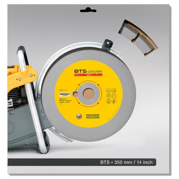 Wacker Neuson, Disc diamantat pentru beton 350 mm Wacker Neuson BTS BETON — 350x25.4x8 mm
