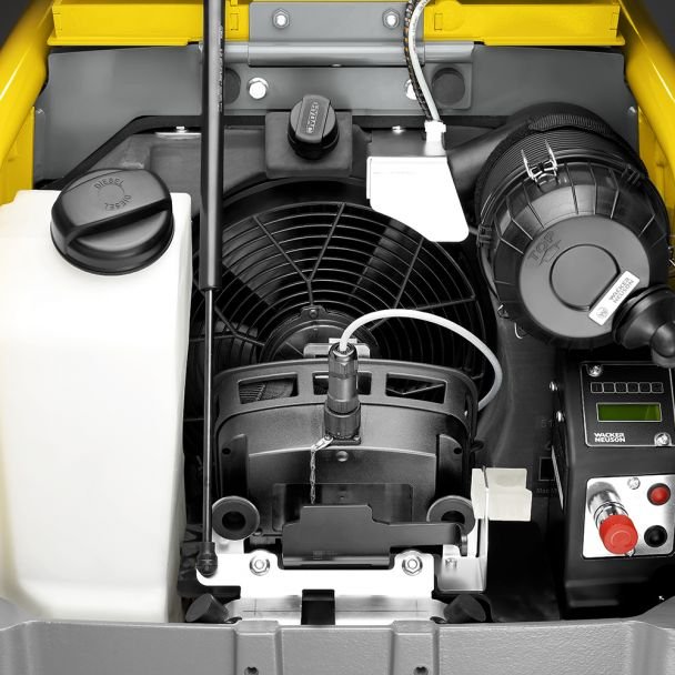 Wacker Neuson, Placă compactoare reversibilă Wacker Neuson DPU110r LEM970, diesel, greutate 810 kg, forță de impact 110 kN, cu telecomandă, pornire electrică