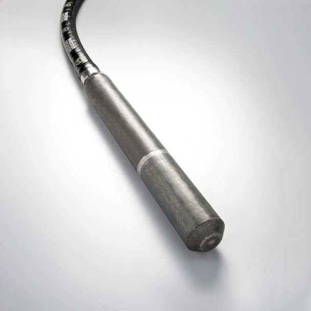 Wacker Neuson, Vibrator de beton compatibil cu convertizor Wacker Neuson IE 45/42/10, cap vibrant 45 mm cu ranforsare metalică, furtun 10 m, frecvență 200 Hz