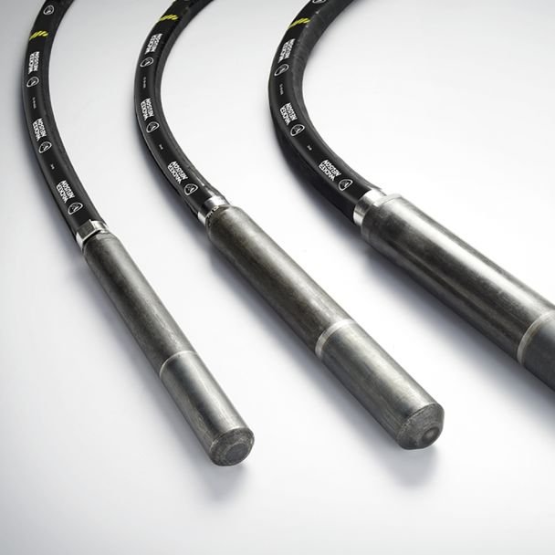 Wacker Neuson, Vibrator pentru beton compatibil cu Wacker Neuson IE 38/42/5 - cap vibrant 38 mm cu ranforsare metalică, furtun 5 m, 200 Hz