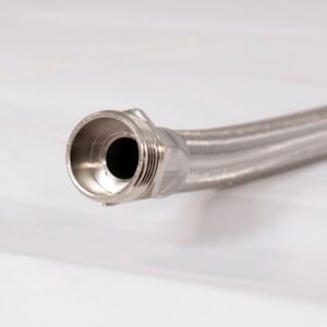 Wasserkonig, Furtun flexibil antivibrant cu manta inox Wasserkonig FFI65, 65 cm, ext. 1" / int. 1