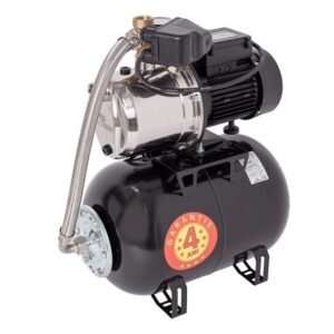 Wasserkonig, Hidrofor cu pompă autoamorsantă Wasserkonig IL457225 – inox, 1050 W, 4320 l/h, refulare 45 m, vas expansiune 24 l