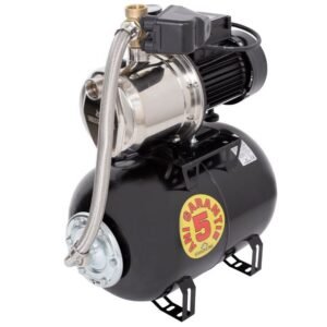 Wasserkonig, Hidrofor cu pompă autoamorsantă Wasserkonig WSKX5153-25 - 1200 W - 5100 l/h - Refulare 53 m / Aspirație 9 m - Vas expansiune 24 L