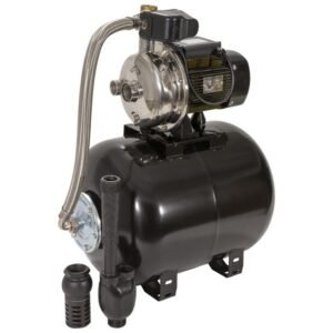 Wasserkonig, Hidrofor cu pompă de mare adâncime Wasserkonig PMI30-090/50H | Putere 1200 W | Debit 2640 l/h, Înălțime refulare 36 m | Aspirație 30 m, Vas de expansiune 50 L | Ideal pentru...