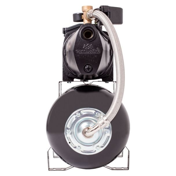 Wasserkonig, Hidrofor Wasserkonig HWK1350-5.3/25H | Pompă autoamorsantă din fontă | 1350 W, aspirație 9 m | Debit 4920 l/h, refulare 53 m | Vas de expansiune 24 l