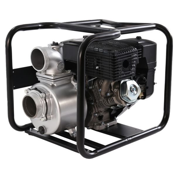 Wasserkonig, Motopompă 4" Wasserkonig WSKM100C – 80 m³/h, refulare max. 25 m, motor Euro V pe benzină, 11 CP