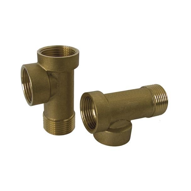 Wasserkonig, Racord cu 3 căi Wasserkonig RTC3 | Conector triplu robinet-furtun pentru grădină | Alamă cromată, etanșare anti-scurgere | Compatibil cu robineți standard | Montaj rapid,...