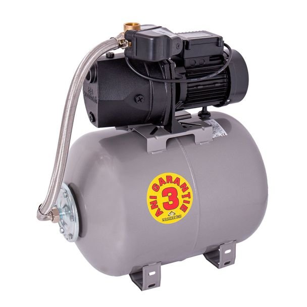 Wasserkonig, Wasserkonig Hidrofor cu pompă autoamorsantă HWK950-4.7/50H - fontă - 950 W, 4200 l/h - înălțime refulare 47 m, vas de expansiune 50 l - ideal pentru casă și grădină