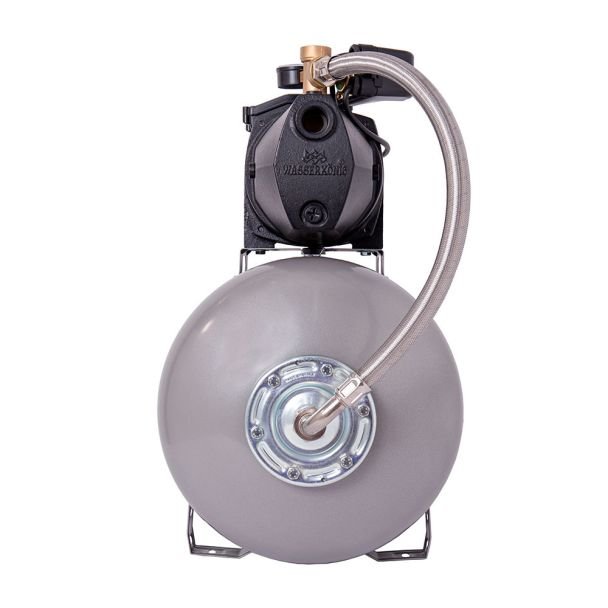 Wasserkonig, Wasserkonig Hidrofor cu pompă autoamorsantă HWK950-4.7/50H - fontă - 950 W, 4200 l/h - înălțime refulare 47 m, vas de expansiune 50 l - ideal pentru casă și grădină