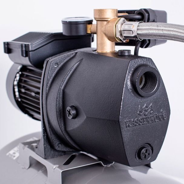 Wasserkonig, Wasserkonig Hidrofor cu pompă autoamorsantă HWK950-4.7/50H - fontă - 950 W, 4200 l/h - înălțime refulare 47 m, vas de expansiune 50 l - ideal pentru casă și grădină