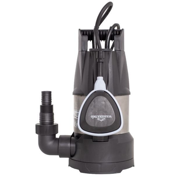 Wasserkonig, Wasserkonig SPMC10267 | pompă submersibilă din plastic | 1000 W · 16000 l/h | refulare 10 m · particule max. 5 mm | flotor electromecanic