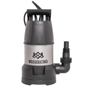 Wasserkonig, Wasserkonig SPMC10267 | pompă submersibilă din plastic | 1000 W · 16000 l/h | refulare 10 m · particule max. 5 mm | flotor electromecanic