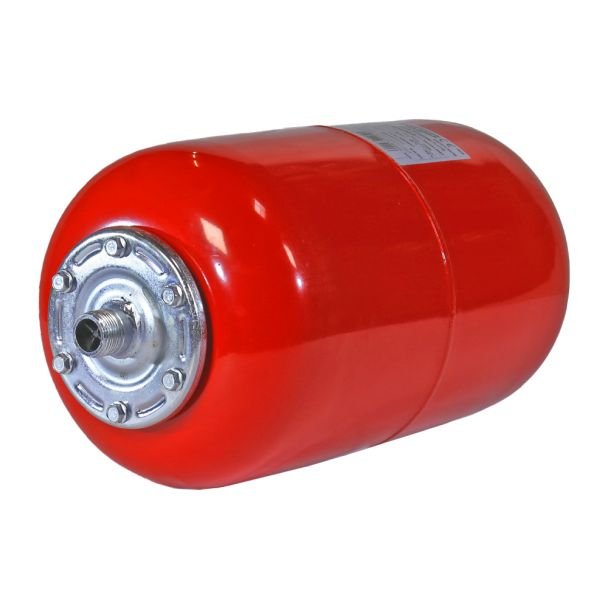 Wassertechnik, Vas de expansiune cilindric | Wassertechnik WTH24CRED | 24 L pentru apă caldă | presiune max. 10 bari | fără suport