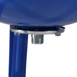 Wassertechnik, Vas de expansiune vertical Wassertechnik WTH200VMBLUE – 200 L, apă rece, max. 10 bar, cu suport și manometru