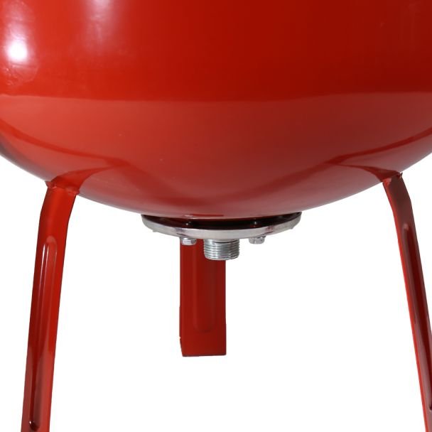 Wassertechnik, Wassertechnik WTH150VMRED | Vas de expansiune vertical pentru apă caldă | 150 l | Presiune max. 10 bari | Cu suport și manometru