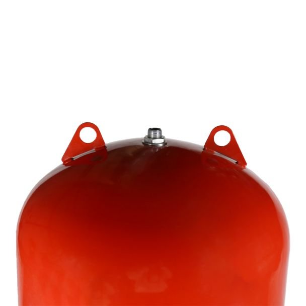 Wassertechnik, Wassertechnik WTH150VMRED | Vas de expansiune vertical pentru apă caldă | 150 l | Presiune max. 10 bari | Cu suport și manometru