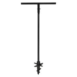 Burghiu manual pentru pământ, mâner în T, 12,5x100 cm [11162]