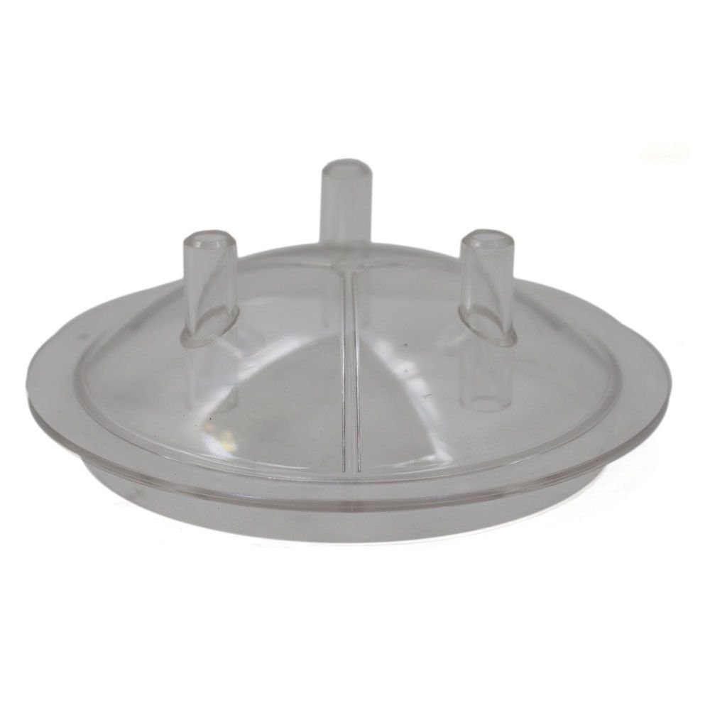 Capac transparent pentru bidon 30L cu 3 ieșiri etanșe