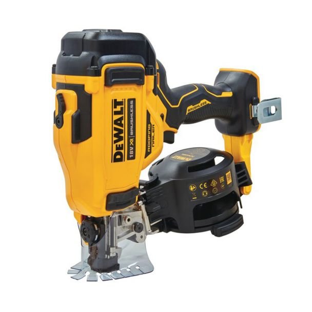 DeWalt, DEWALT DCN45RNN — pistol de bătut cuie în bobină, compatibil acumulatori Li‑Ion XR 18V, 19–45 mm