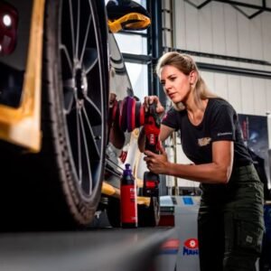 Flex, Mașină de polisat orbitală FLEX XCE 8 150 18-EC C, cu acumulatori Li-Ion 18.0 V/5.0 Ah, 150 mm