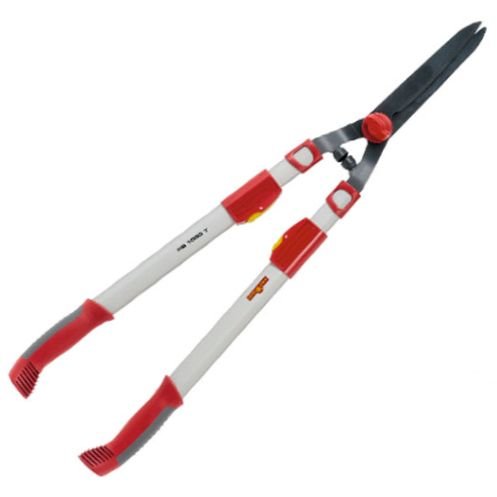 Foarfecă gard viu | mâner telescopic | WOLF‑GARTEN HS 1000 T | lamă din oțel șlefuit | tăieri precise, design ergonomic