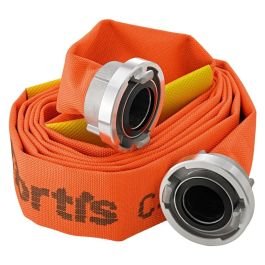 Furtun plat 5 m cuplaj C 52 mm, portocaliu