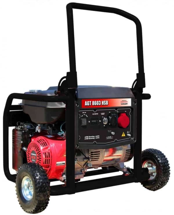 Generator benzină AGT 8603 HSB GX390 trifazat 6,6 kW