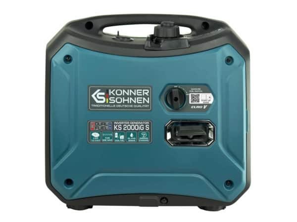 Generator curent benzină/gaz Konner & Sohnen KS 2000iG S, monofazat invertor 2 kW