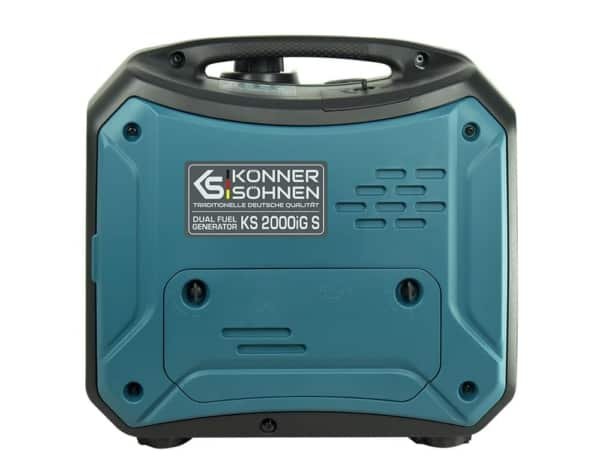 Generator curent benzină/gaz Konner & Sohnen KS 2000iG S, monofazat invertor 2 kW