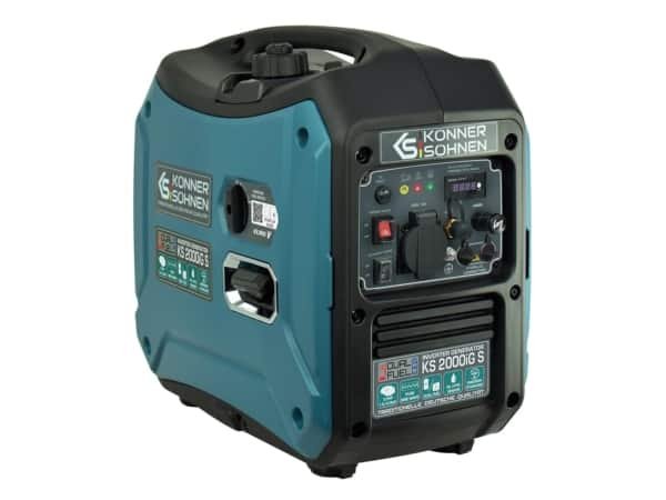 Generator curent benzină/gaz Konner & Sohnen KS 2000iG S, monofazat invertor 2 kW