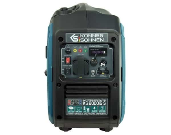 Generator curent benzină/gaz Konner & Sohnen KS 2000iG S, monofazat invertor 2 kW